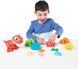 Игровой набор с динозавром Тирексом и тестом для лепки Zuru Smashers Junior Dino Dig Large Egg T-Rex 74115B РА0011B фото 4