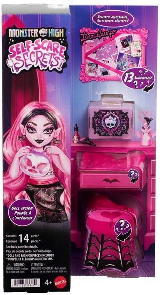 Набор-сюрприз Monster High Тайные ритуалы красоты Дракулоры JHK43 КМ0071 фото