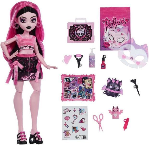 Набор-сюрприз Monster High Тайные ритуалы красоты Дракулоры JHK43 КМ0071 фото