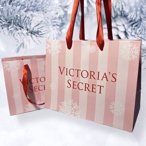 *25 шт* Новогодние Подарочные пакетики ОПТ Victoria's Secret размер S 200х150х90 ВС04036_25 фото