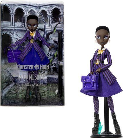 Кукла Monster High Wednesday Бьянка в школьной форме JDR71 КМ0069 фото