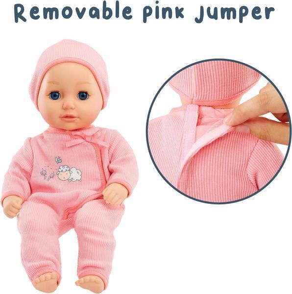 УЦЕНКА (Примятая коробка) Реалистичная мягкая кукла Baby Born My First Baby Doll Annabell - Blue Eyes 918919C3 ББ0002у фото