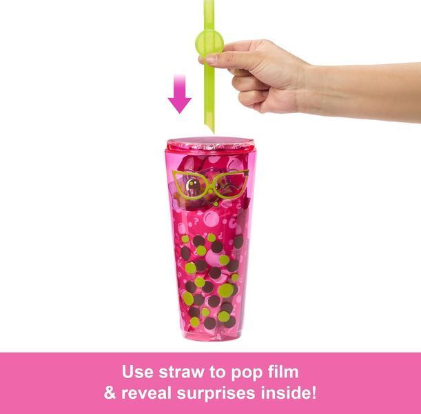 Лялька Ягода Барбі Barbie Pop Reveal Doll & Accessories, Bubble Tea Series HTJ20 КБ0141 фото