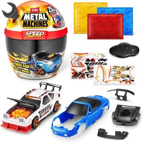 Машинка сюрприз Zuru Metal Machines Speed Heroes (Black) 67125 РА0054 фото